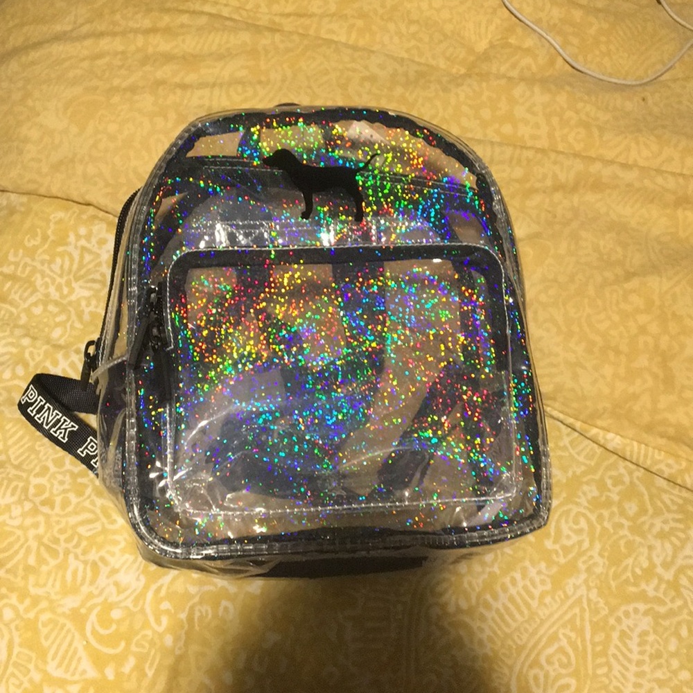 Holo clear mini backpack